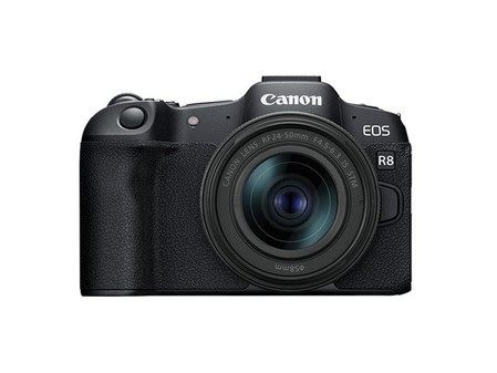 图为：佳能EOS R8套机（24-50mm）