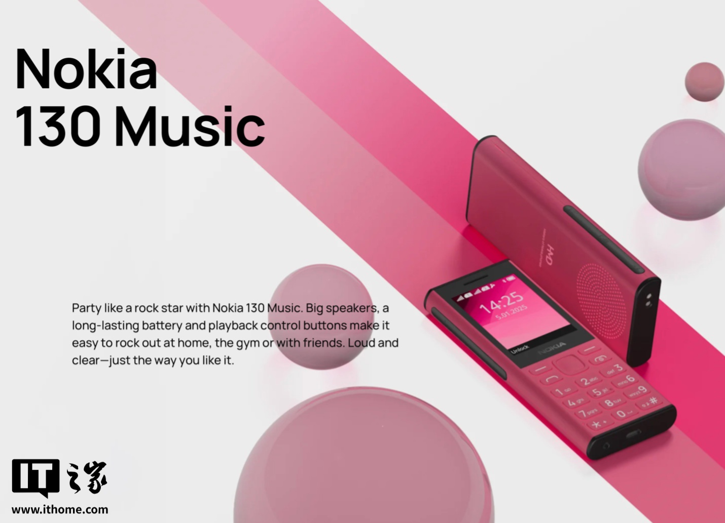 ▲ HMD 近期推出的诺基亚 130 Music 功能机