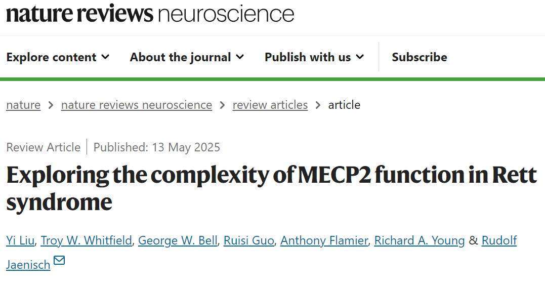 图丨相关论文（来源：Nature Reviews Neuroscience）