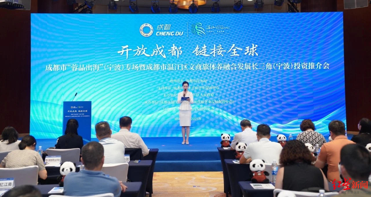 ▲推介会现场 图据金温江