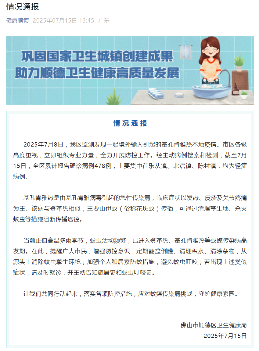 来源：健康顺德