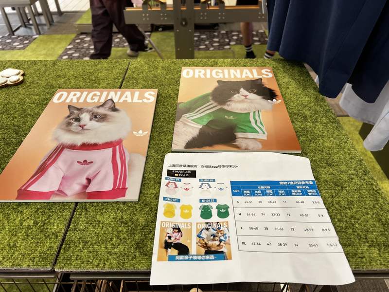 宠物衣服专柜。新京报贝壳财经记者 俞金旻 摄