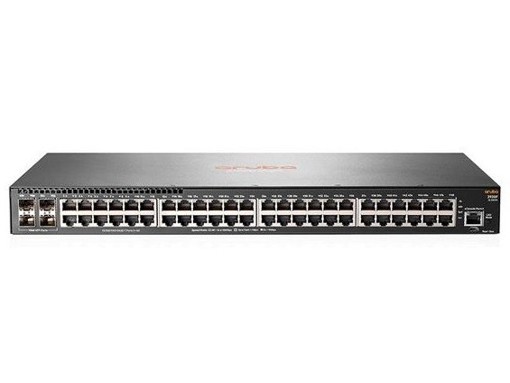 图为:Aruba 2930F 48G POE+ SFP高清实拍图